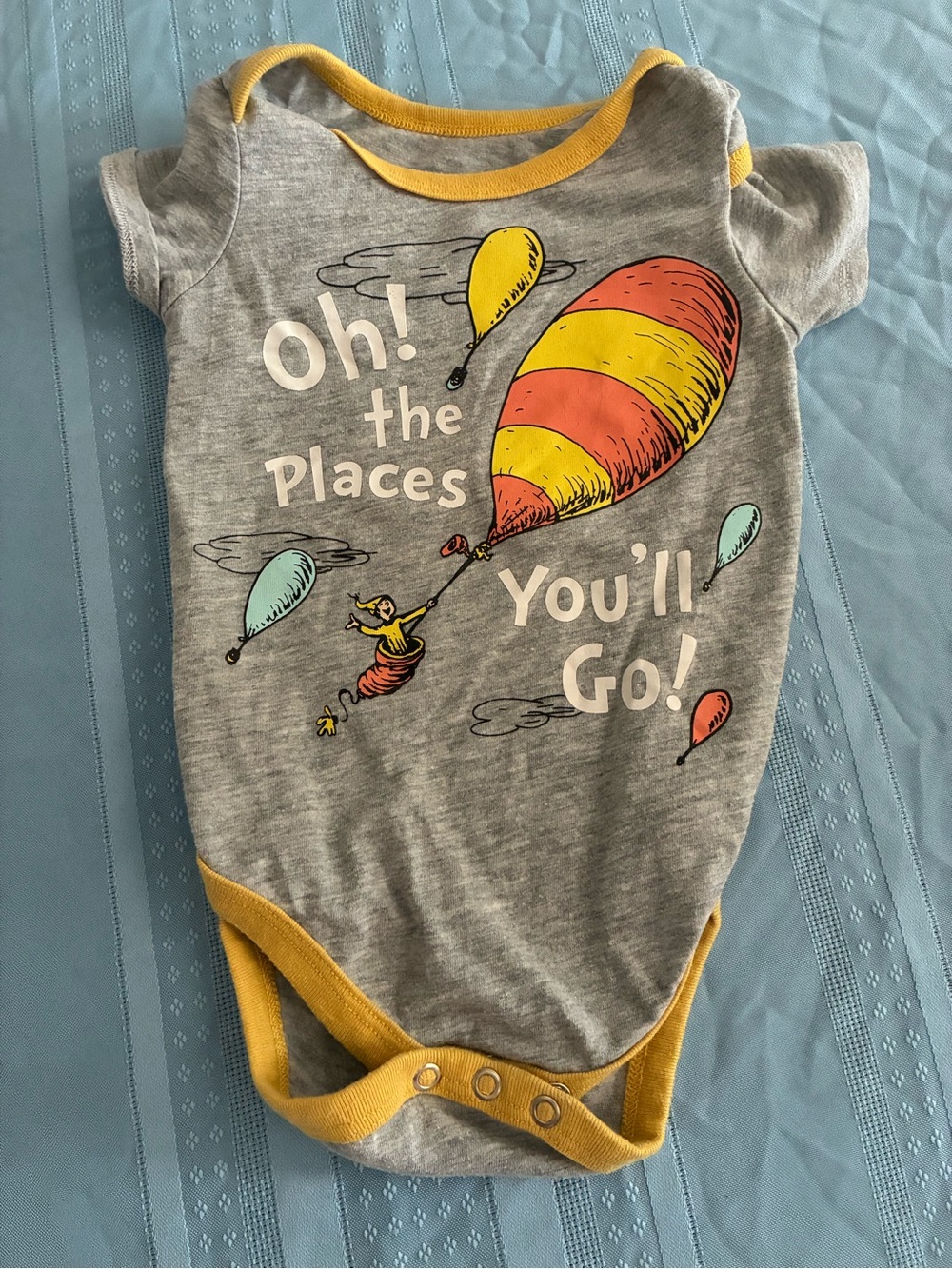 Dr. Seuss 12M Onesie- ‘Oh! the Places You'll Go'